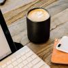 image:imageFellow Monty Latte Art Cup 11oz  Double Wall Insulated Ceramic Coffee Mug for Cappuccino Espresso amp Barista Stackable Dishwasher Safe Matte Black