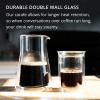 image:imageFellow Stagg Double Wall Coffee Carafe  Vessel for Pour Over Manual Coffee Maker Handblown Borosilicate Glass Decanter 20 oz Clear Pitcher
