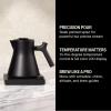 image:imageFellow Corvo EKG Electric Tea KettleElectric Pour Over Coffee and Tea PotQuick Heating Electric KettlesTemperature Control amp BuiltIn Brew TimerMatte White with Maple Handle09 LiterMatte Black