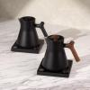 image:imageFellow Corvo EKG Pro Electric Tea Kettle  Quick Heating Precise Temperature Control Electric Kettle Scheduling Builtin Brew Timer for Boiling Water  Matte Black with Walnut Handle  09 LiterMatte Black