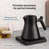 image:imageFellow Corvo EKG Pro Electric Tea Kettle  Quick Heating Precise Temperature Control Electric Kettle Scheduling Builtin Brew Timer for Boiling Water  Matte Black  09 LiterStone Blue with Walnut Handle  Lid Pull