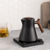 image:imageFellow Corvo EKG Pro Electric Tea Kettle  Quick Heating Precise Temperature Control Electric Kettle Scheduling Builtin Brew Timer for Boiling Water  Matte Black  09 LiterMatte Black with Walnut Handle