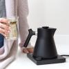 image:imageFellow Corvo EKG Pro Electric Tea Kettle  Quick Heating Precise Temperature Control Electric Kettle Scheduling Builtin Brew Timer for Boiling Water  Matte Black  09 LiterMatte Black