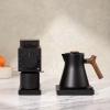 image:imageFellow Corvo EKG Pro Electric Tea Kettle  Quick Heating Precise Temperature Control Electric Kettle Scheduling Builtin Brew Timer for Boiling Water  Matte Black  09 LiterMatte Black with Walnut Handle
