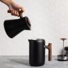 image:imageFellow Corvo EKG Pro Electric Tea Kettle  Quick Heating Precise Temperature Control Electric Kettle Scheduling Builtin Brew Timer for Boiling Water  Matte Black with Walnut Handle  09 LiterMatte Black with Walnut Handle