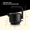 image:imageFellow Electric Clyde Kettle  15 Liter Capacity  Modern Twist On Stovetop Design AllPurpose Stainless Steel  Warm Water for Ramen Oatmeal Tea Coffee amp more  Large CapacityMatte Black