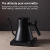image:imageFellow Stagg EKG Pro Electric Gooseneck Kettle  PourOver Coffee and Tea Quick Heating Precise Temperature Control Scheduling Builtin Brew Timer Matte White 09 LiterMatte Black