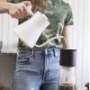 image:imageFellow Stagg EKG Pro Electric Gooseneck Kettle  PourOver Coffee and Tea Quick Heating Precise Temperature Control Scheduling Builtin Brew Timer Matte White 09 LiterMatte White
