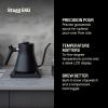 image:imageFellow Stagg EKG Pro Electric Gooseneck Kettle  PourOver Coffee and Tea Quick Heating Precise Temperature Control Scheduling Builtin Brew Timer Matte White 09 LiterMatte Black