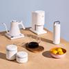 image:imageFellow Stagg EKG Pro Electric Gooseneck Kettle  PourOver Coffee and Tea Quick Heating Precise Temperature Control Scheduling Builtin Brew Timer Matte White 09 LiterMatte White with Maple Wood Handle