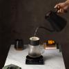 image:imageFellow Stagg EKG Pro Electric Gooseneck Kettle  PourOver Coffee and Tea Quick Heating Precise Temperature Control Scheduling Builtin Brew Timer Matte White 09 LiterMatte Black with Walnut Handle  Lid Pull