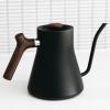 image:imageFellow Stagg EKG Pro Electric Gooseneck Kettle  PourOver Coffee and Tea Quick Heating Precise Temperature Control Scheduling Builtin Brew Timer Matte White 09 LiterMatte Black with Walnut Handle  Lid Pull