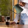 image:imageFellow Stagg EKG Pro Electric Gooseneck Kettle  PourOver Coffee and Tea Quick Heating Precise Temperature Control Scheduling Builtin Brew Timer Matte White 09 LiterSmoke Green with Maple Wood Handle