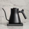 image:imageFellow Stagg EKG Pro Electric Gooseneck Kettle  PourOver Coffee and Tea Quick Heating Precise Temperature Control Scheduling Builtin Brew Timer Matte White 09 LiterMatte Black