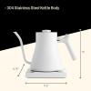 image:imageFellow Stagg EKG Pro Electric Gooseneck Kettle  PourOver Coffee and Tea Quick Heating Precise Temperature Control Scheduling Builtin Brew Timer Matte White 09 LiterMatte White