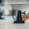 image:imageFellow Stagg EKG Pro Electric Gooseneck Kettle  PourOver Coffee and Tea Quick Heating Precise Temperature Control Scheduling Builtin Brew Timer Matte White 09 LiterMatte Black with Walnut Handle  Lid Pull