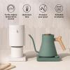 image:imageFellow Stagg EKG Pro Electric Gooseneck Kettle  PourOver Coffee and Tea Quick Heating Precise Temperature Control Scheduling Builtin Brew Timer Matte White 09 LiterSmoke Green with Maple Wood Handle