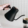 image:imageFellow Stagg EKG Pro Electric Gooseneck Kettle  PourOver Coffee and Tea Quick Heating Precise Temperature Control Scheduling Builtin Brew Timer Matte White 09 LiterMatte Black with Walnut Handle  Lid Pull