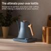 image:imageFellow Stagg EKG Pro Electric Gooseneck Kettle  PourOver Coffee and Tea Quick Heating Precise Temperature Control Scheduling Builtin Brew Timer Matte White 09 LiterHazy Blue with Maple Handle