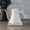 image:imageFellow Stagg EKG Pro Electric Gooseneck Kettle  PourOver Coffee and Tea Quick Heating Precise Temperature Control Scheduling Builtin Brew Timer Matte White 09 LiterMatte White with Maple Wood Handle