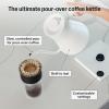 image:imageFellow Stagg EKG Pro Electric Gooseneck Kettle  PourOver Coffee and Tea Quick Heating Precise Temperature Control Scheduling Builtin Brew Timer Matte White 09 LiterMatte White with Maple Wood Handle