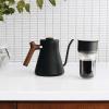 image:imageFellow Stagg EKG Pro Electric Gooseneck Kettle  PourOver Coffee and Tea Quick Heating Precise Temperature Control Scheduling Builtin Brew Timer Matte White 09 LiterMatte Black with Walnut Handle  Lid Pull