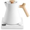 image:imageFellow Corvo EKG Pro Electric Tea Kettle  Quick Heating Precise Temperature Control Electric Kettle Scheduling Builtin Brew Timer for Boiling Water  Matte Black  09 LiterMatte White with Maple Handle