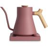 image:imageFellow Stagg EKG Pro Electric Gooseneck Kettle  PourOver Coffee and Tea Quick Heating Precise Temperature Control Scheduling Builtin Brew Timer Matte White 09 LiterDesert Rose