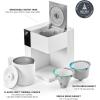 image:imageFellow Aiden Precision Coffee Maker  10Cup Thermal Carafe Programmable Drip Coffee Machine Single Serve amp Batch Brew Adjustable Brew Strength Removable Water Tank Matte BlackMatte White