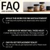 image:imageFellow Atmos Vacuum Coffee Canister amp Food Storage Container Bundle  Airtight Coffee and Food Storage Containers  04 L and 12 L  Clear Glass