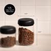 image:imageFellow Atmos Electric Vacuum Canister amp Storage Container  Airtight Coffee amp Food Storage Containers  Coffee Containers  Clear Glass 07 LiterClear Glass