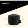 image:imageFellow Atmos Vacuum Coffee Canister  12L Stainless Steel Airtight Food Storage Container for Coffee Beans Ground Coffee Tea amp Spices  Vacuum Seal Preserves Freshness  Matte BlackMatte Black