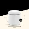 image:imageFellow Atmos Vacuum Coffee Canister  12L Stainless Steel Airtight Food Storage Container for Coffee Beans Ground Coffee Tea amp Spices  Vacuum Seal Preserves Freshness  Matte BlackMatte White