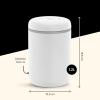 image:imageFellow Atmos Vacuum Coffee Canister  12L Stainless Steel Airtight Food Storage Container for Coffee Beans Ground Coffee Tea amp Spices  Vacuum Seal Preserves Freshness  Matte BlackMatte White