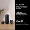 image:imageFellow 16 oz Carter Bundle 3 in 1 Travel Mug with SlideLock Move amp Cold Lids with Straw  ToGo Coffee Tumbler Ceramic Interior amp VacuumInsulated Stainless Steel  Coffee CupsMatte WhiteStone Blue