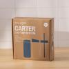 image:imageFellow 16 oz Carter Bundle 3 in 1 Travel Mug with SlideLock Move amp Cold Lids with Straw  ToGo Coffee Tumbler Ceramic Interior amp VacuumInsulated Stainless Steel  Coffee CupsMatte WhiteStone Blue