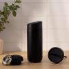 image:imageFellow 16 oz Carter Bundle 3 in 1 Travel Mug with SlideLock Move amp Cold Lids with Straw  ToGo Coffee Tumbler Ceramic Interior amp VacuumInsulated Stainless Steel  Coffee CupsMatte WhiteMatte Black