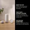 image:imageFellow 16 oz Carter Bundle 3 in 1 Travel Mug with SlideLock Move amp Cold Lids with Straw  ToGo Coffee Tumbler Ceramic Interior amp VacuumInsulated Stainless Steel  Coffee CupsMatte WhiteMatte White