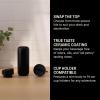 image:imageFellow 16 oz Carter Bundle 3 in 1 Travel Mug with SlideLock Move amp Cold Lids with Straw  ToGo Coffee Tumbler Ceramic Interior amp VacuumInsulated Stainless Steel  Coffee CupsMatte WhiteMatte Black