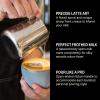 image:imageFellow Eddy Steaming Pitcher  Milk Frother Pitcher with Fluted Spout Premium Barista Tools for Precision Latte Art 188 Stainless Steel Graphite 18oz JugPolished Steel