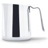 image:imageFellow Eddy Steaming Pitcher  Milk Frother Pitcher with Fluted Spout Premium Barista Tools for Precision Latte Art 188 Stainless Steel Graphite 18oz JugPolished Steel