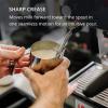 image:imageFellow Eddy Steaming Pitcher  Milk Frother Pitcher with Fluted Spout Premium Barista Tools for Precision Latte Art 188 Stainless Steel Graphite 18oz JugPolished Graphite