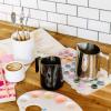 image:imageFellow Eddy Steaming Pitcher  Milk Frother Pitcher with Fluted Spout Premium Barista Tools for Precision Latte Art 188 Stainless Steel Graphite 18oz JugPolished Graphite