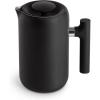 image:imageFellow Clara Insulated Coffee Maker with Enhanced Filtration System  Portable French Press Stainless Steel  24 oz Carafe  Matte Black