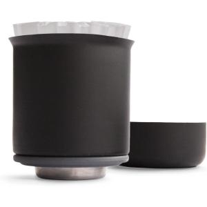 image:imageFellow Stagg XF PourOver Coffee Maker Set  Stainless Steel Dripper 20 oz Double Wall Glass Carafe amp 30 Paper Filters Builtin Ratio Aid No Plastic Brewing Matte BlackXF Dripper  Filters