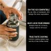 image:imageFellow 16 oz Carter Move Travel Mug  VacuumInsulated Stainless Steel Travel Coffee Mug  Coffee Tumbler with Ceramic Interior and Splash Guard  Sand DuneSlate Gray