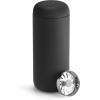 image:imageFellow 16 oz Carter Move Travel Mug  VacuumInsulated Stainless Steel Travel Coffee Mug  Coffee Tumbler with Ceramic Interior and Splash Guard  Sand DuneMatte Black