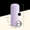 image:imageFellow 16 oz Carter Move Travel Mug  VacuumInsulated Stainless Steel Travel Coffee Mug  Coffee Tumbler with Ceramic Interior and Splash Guard  Sand DuneLavender Purple