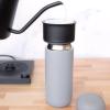 image:imageFellow 16 oz Carter Move Travel Mug  VacuumInsulated Stainless Steel Travel Coffee Mug  Coffee Tumbler with Ceramic Interior and Splash Guard  Sand DuneMatte Grey