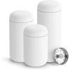 image:imageFellow 16 oz Carter Move Travel Mug  VacuumInsulated Stainless Steel Travel Coffee Mug  Coffee Tumbler with Ceramic Interior and Splash Guard  Sand DuneMatte White